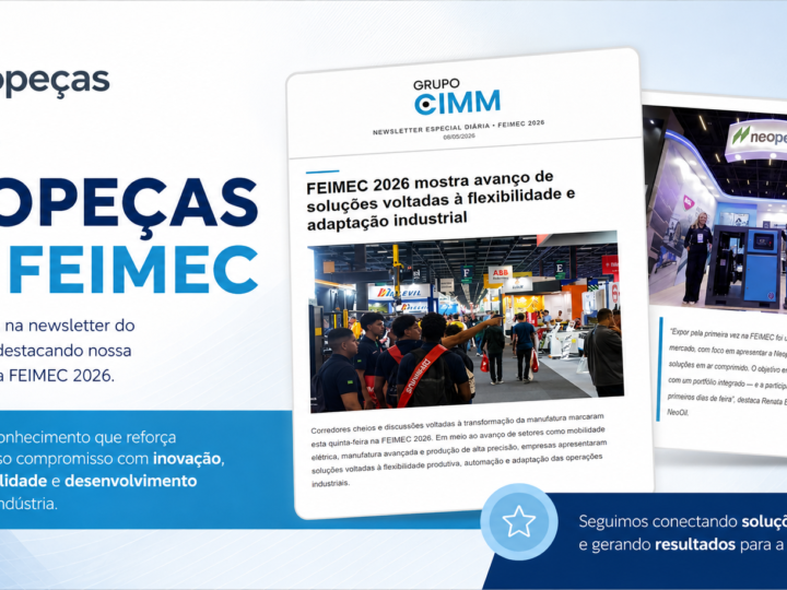 Neopeças estreia com destaque na FEIMEC e no portal CIMM